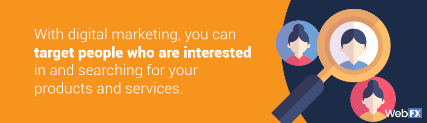 The value of digital marketing over traditional marketing