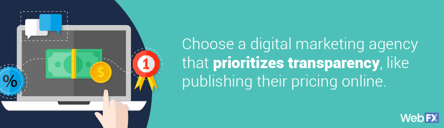 Choose a digital marketing agency with in-house software