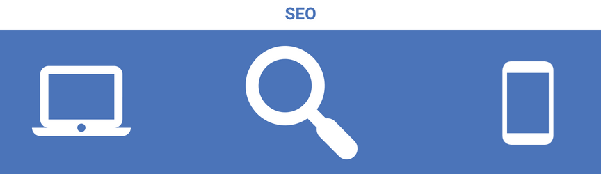 A graphic for SEO, an Internet marketing service