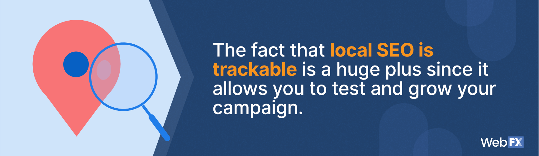 local seo is trackable