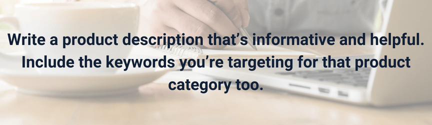 How to write a product description for Magento