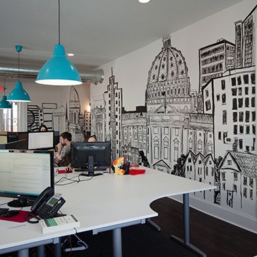 First floor workspace