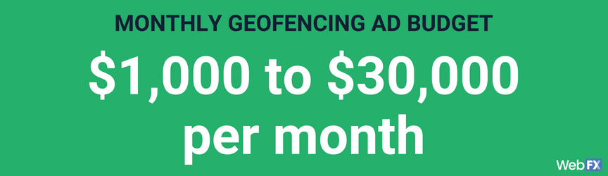 how much you should pay a month for geofencing