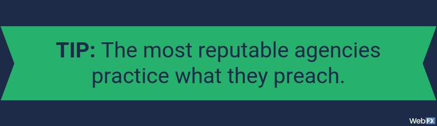 the most reputable agencies
