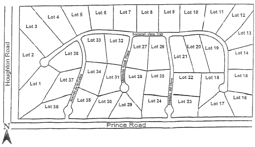 An example of a plat map