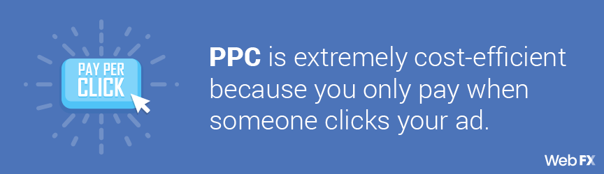 you only pay when someone clicks