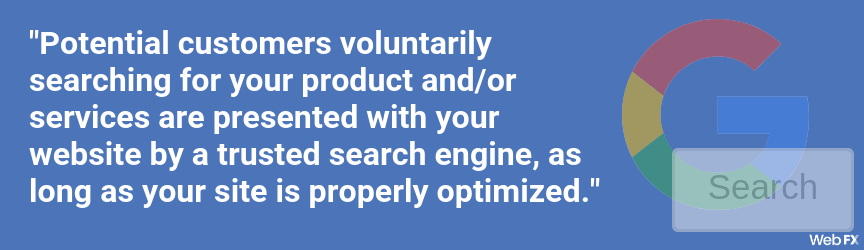 searchers will find your pages when they're properly optimized