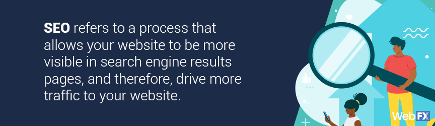 seo helps you to be more visible