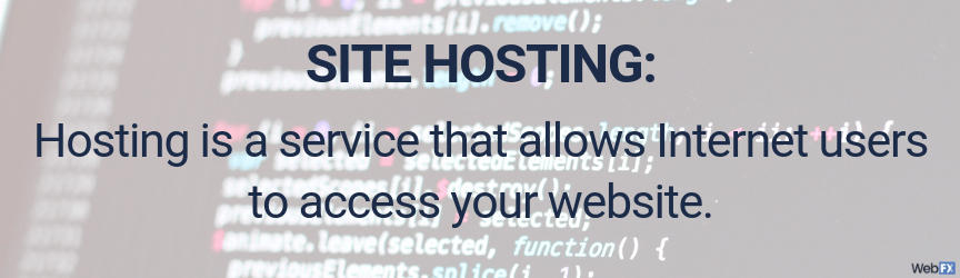site hosting definition