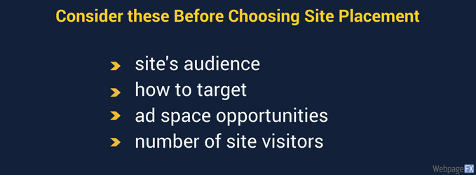 what to consider before site placement