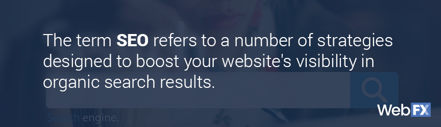 the definiton of the term seo