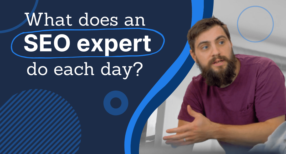 A thumbnail for a video about what SEO experts do
