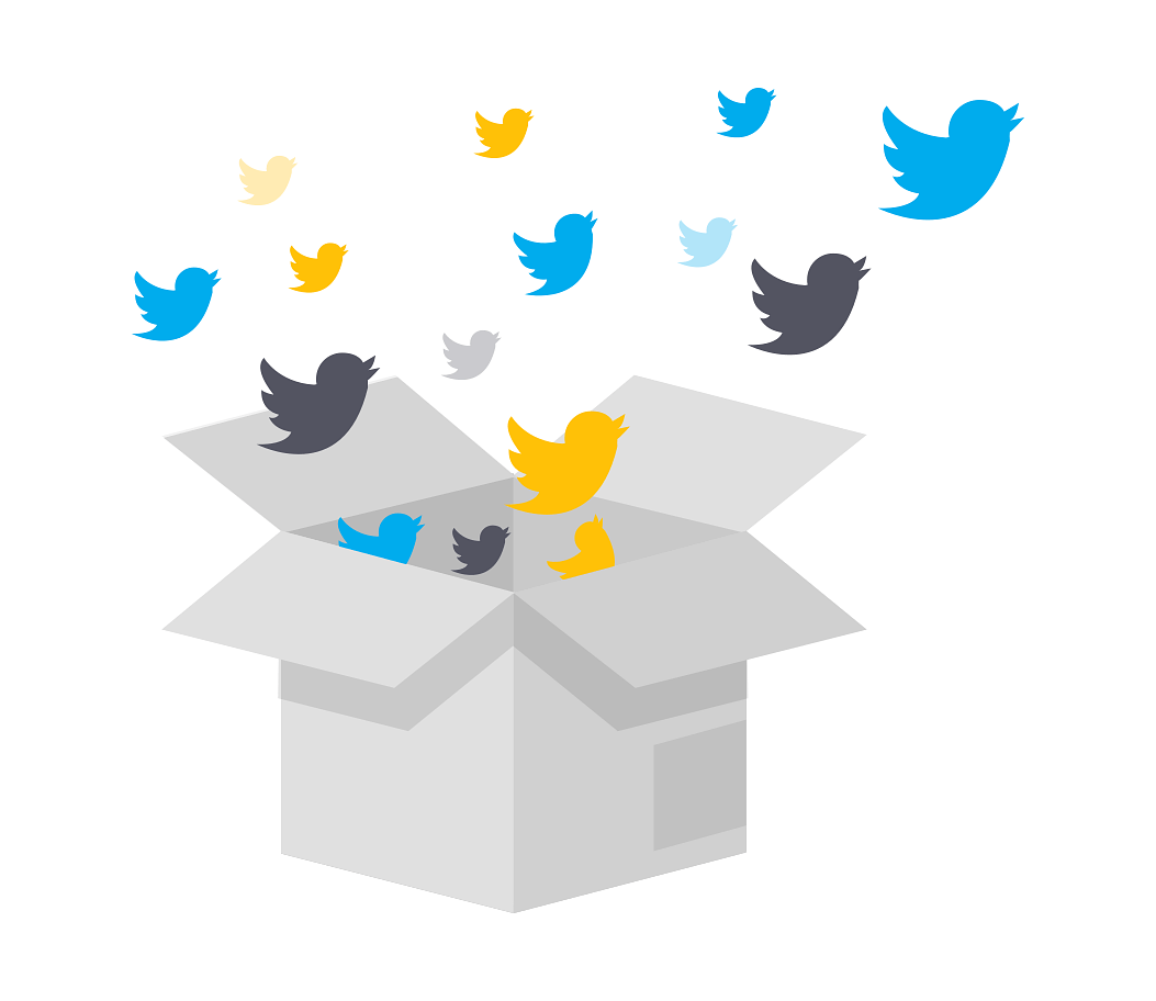 twitter in box
