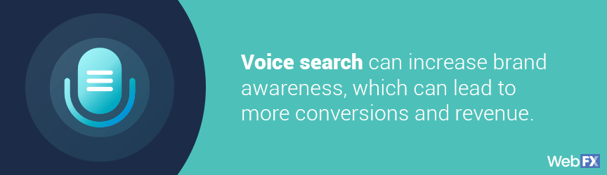 The effects of voice search increasing brand awareness
