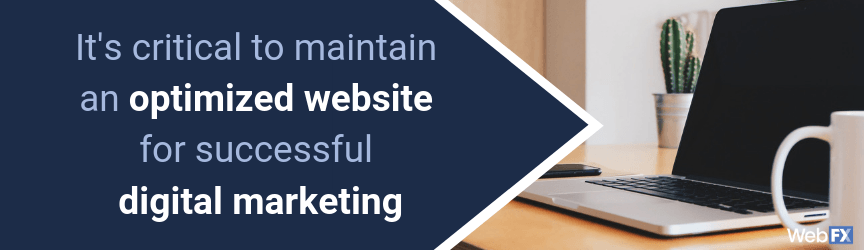 A statement on the value of website design for digital marketing strategies