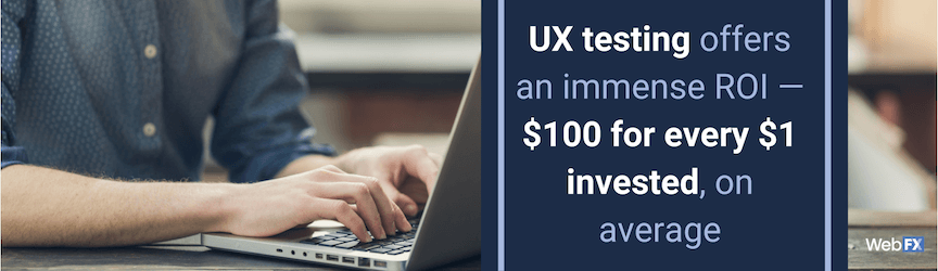 A UX statistic on web design