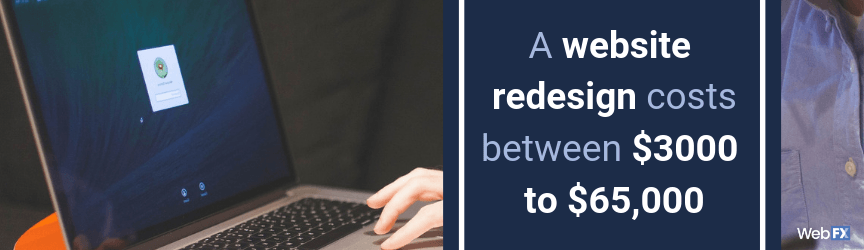 The price of a website redesign