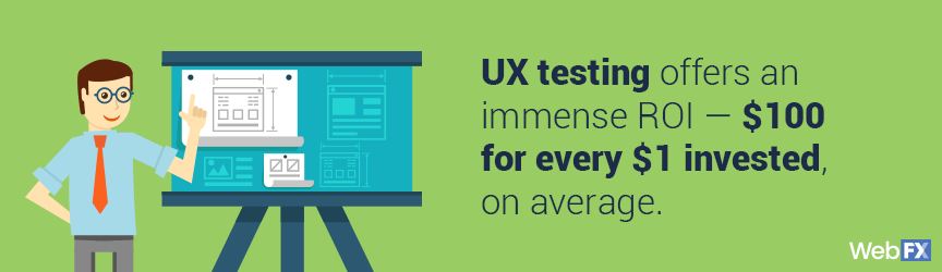 A UX statistic on web design