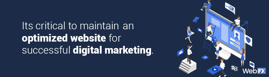 A statement on the value of website design for digital marketing strategies