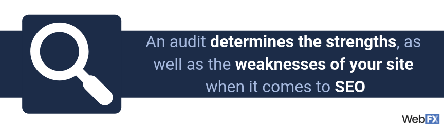 The definition of an SEO audit