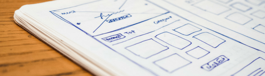 sketch of website