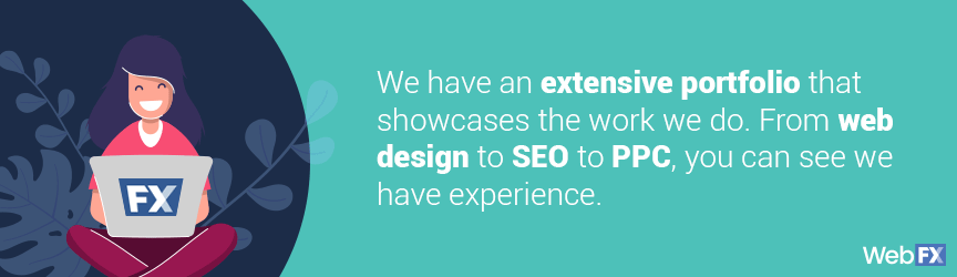 extensive portfolio