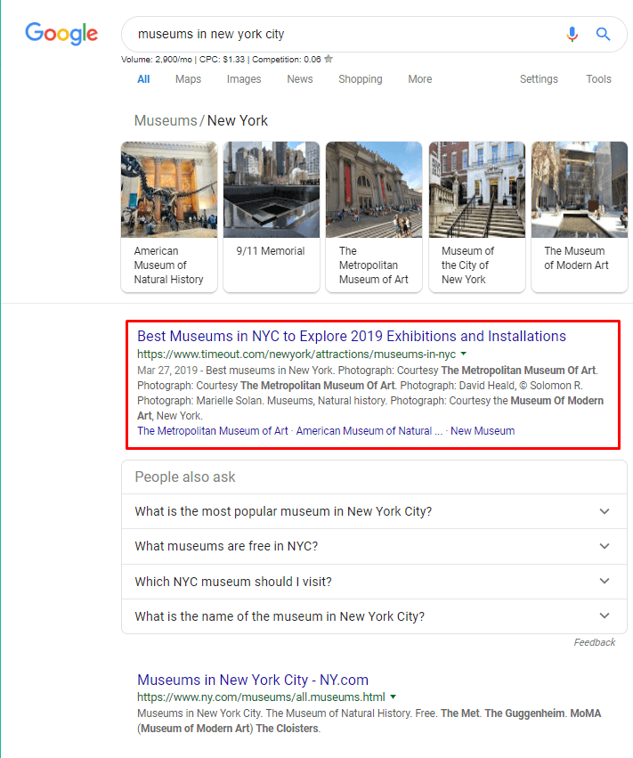 results for museums in nyc