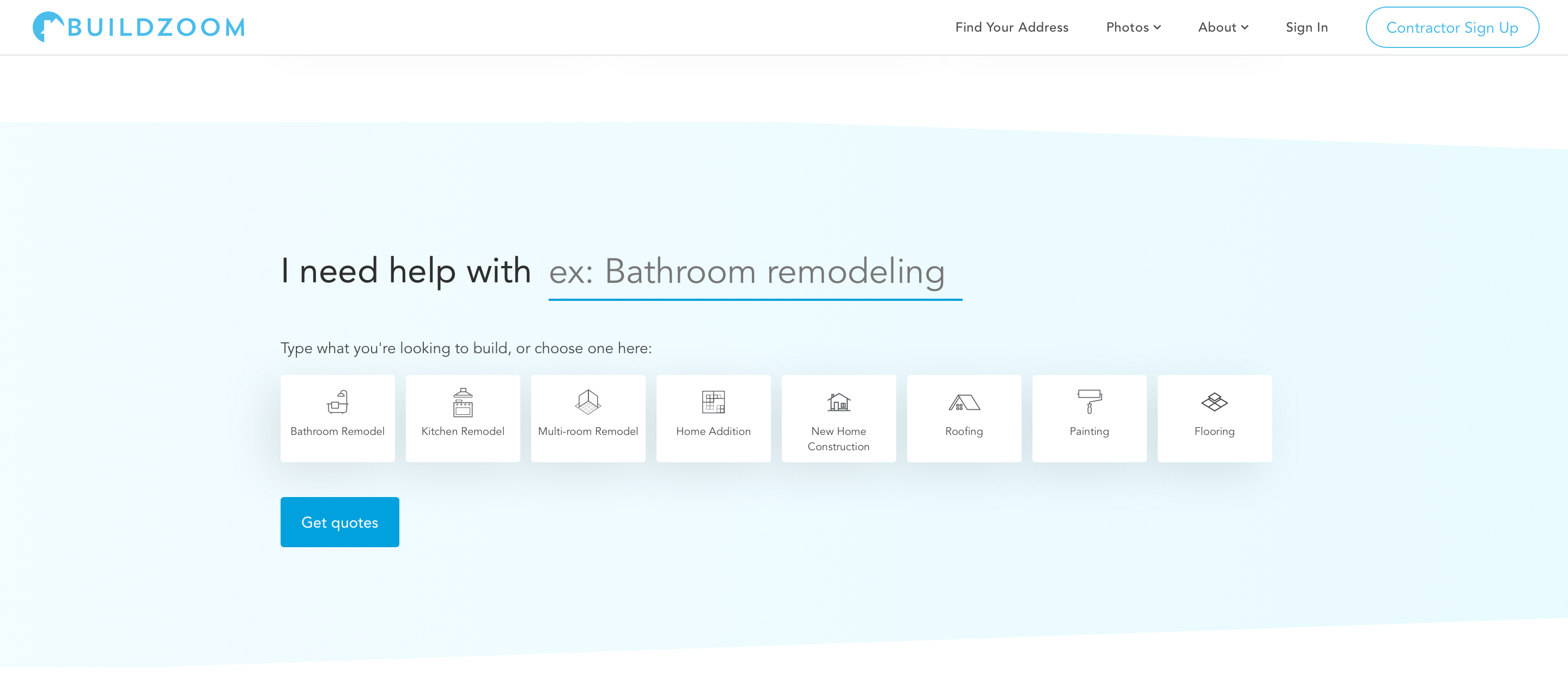 buildzoom project