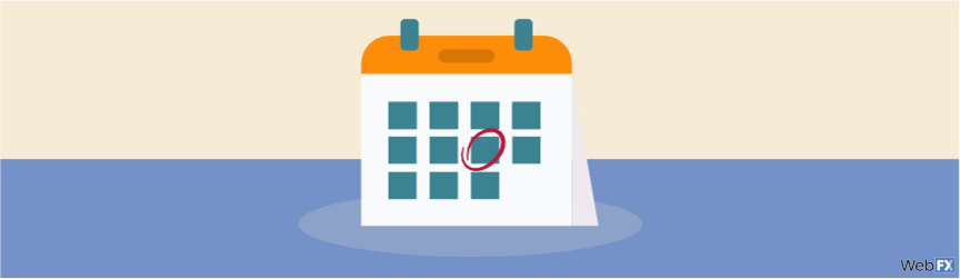date circled on a calendar