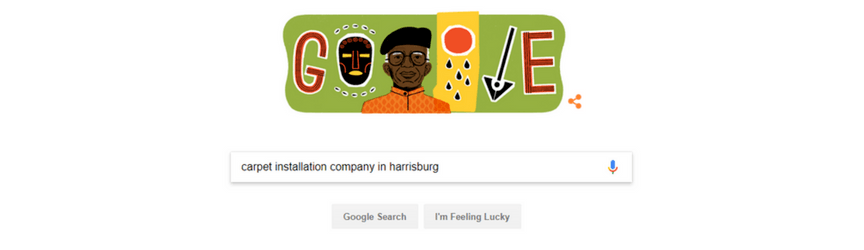 google search for carpet installation company in harrisburg