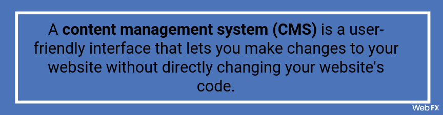content management system definition