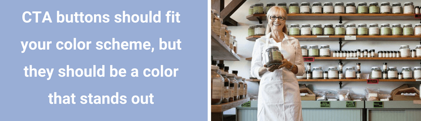How the color of a CTA button influences user behavior
