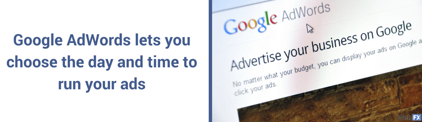 Features you can customize in Google AdWords