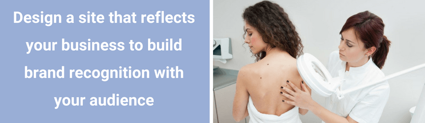 How a dermatologist's website design can impact brand recognition