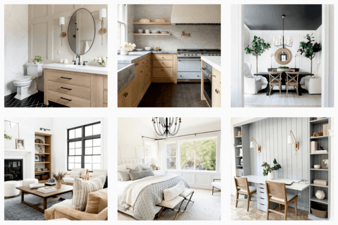 Interior design brand scheme example