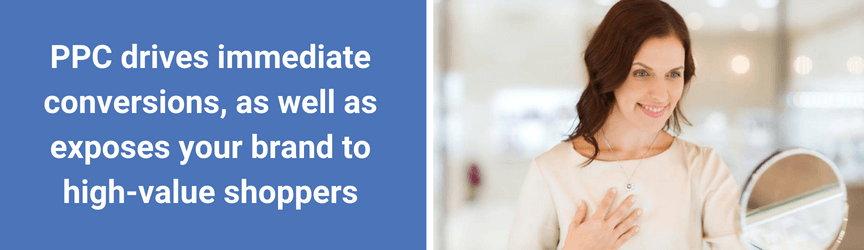 How a PPC ad for a jeweler can increase brand awareness and drive conversions