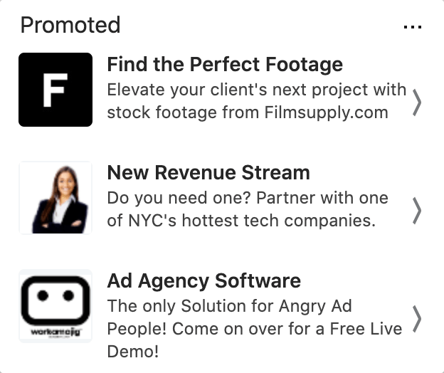 linkedin social ads