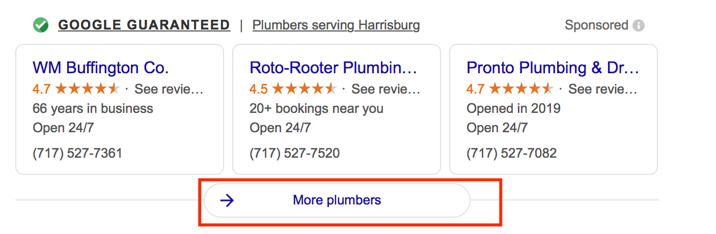 plumber local ads