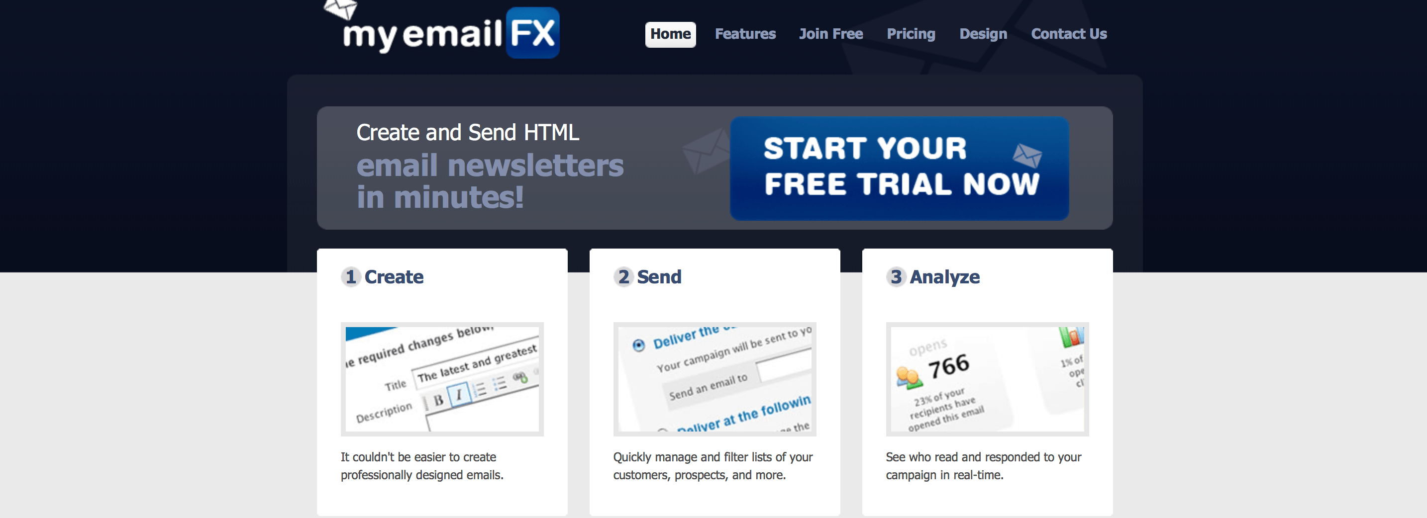 myemailfx interface