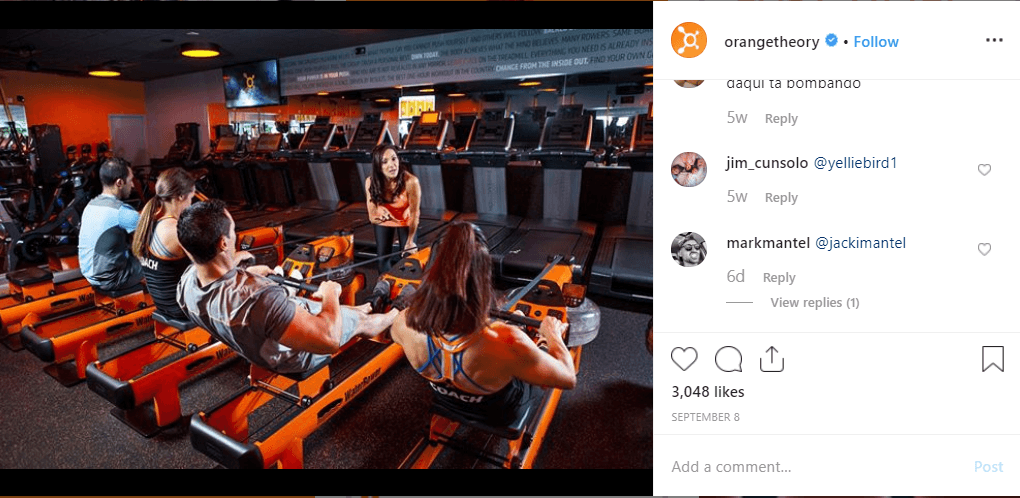 orange theory facility