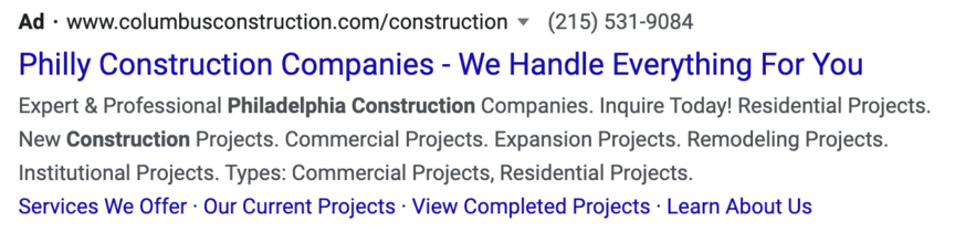 philly construction companies