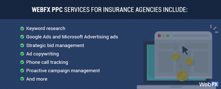 PPC services for insurance agencies deliverables