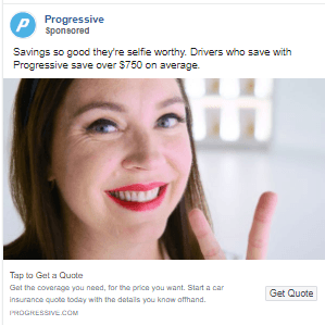 progressive social ad