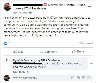 review testimonial