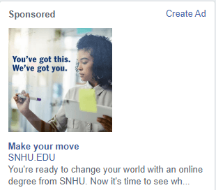 facebook ad