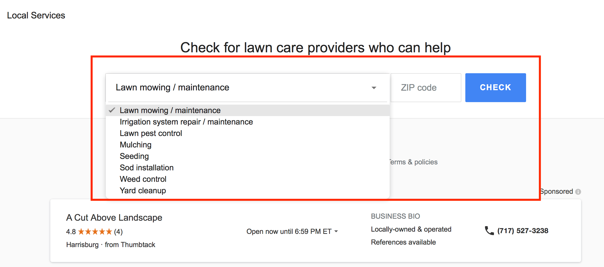 lawn care providers