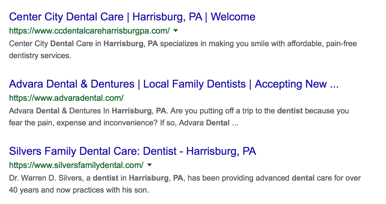 seo for dentists
