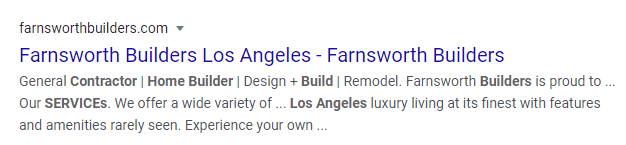 seo listing home builder