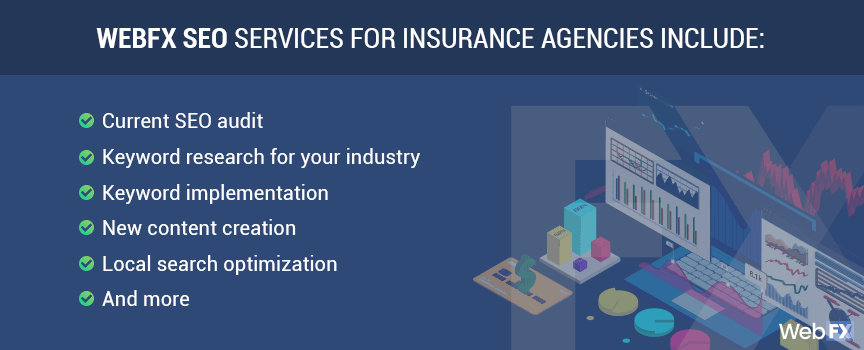 SEO services for insurance agencies deliverables
