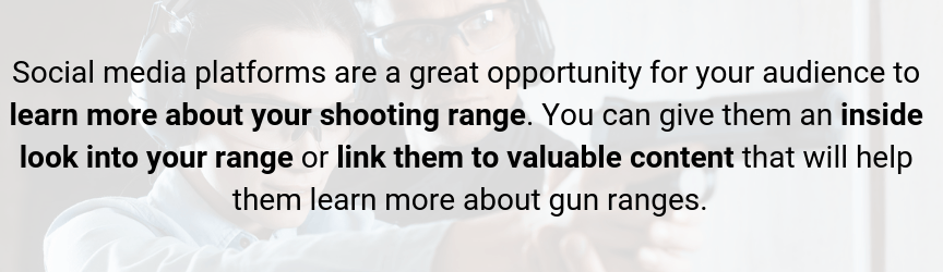 shooting range marketing